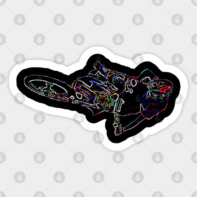 motocross Sticker by rickylabellevie